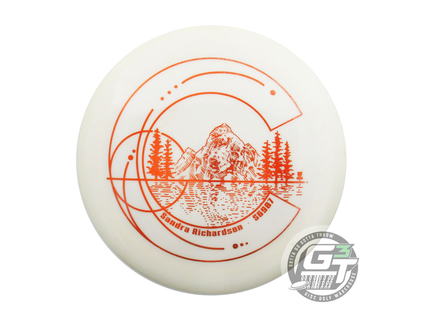 USED Innova Star Destroyer 174g White Orange Foil Distance Driver Golf Disc