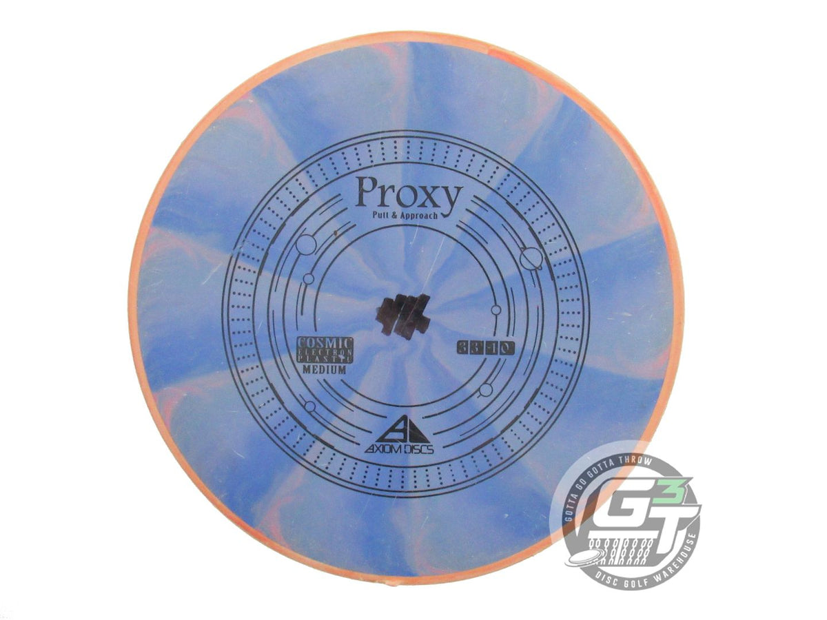 USED Axiom Discs Cosmic Electron Proxy 168g Blue-Gray Orange Rim Putter Disc