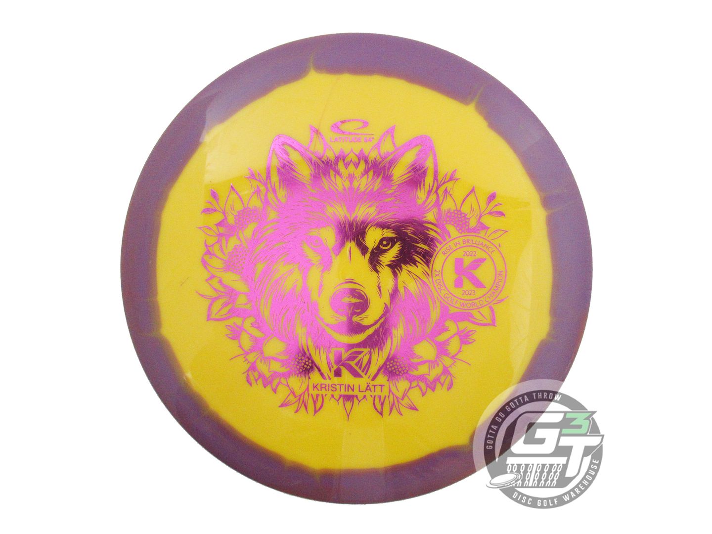 USED Latitude 64 [TATTAR] Royal Grand Orbit Grace 175g Purple-Yellow Driver Disc
