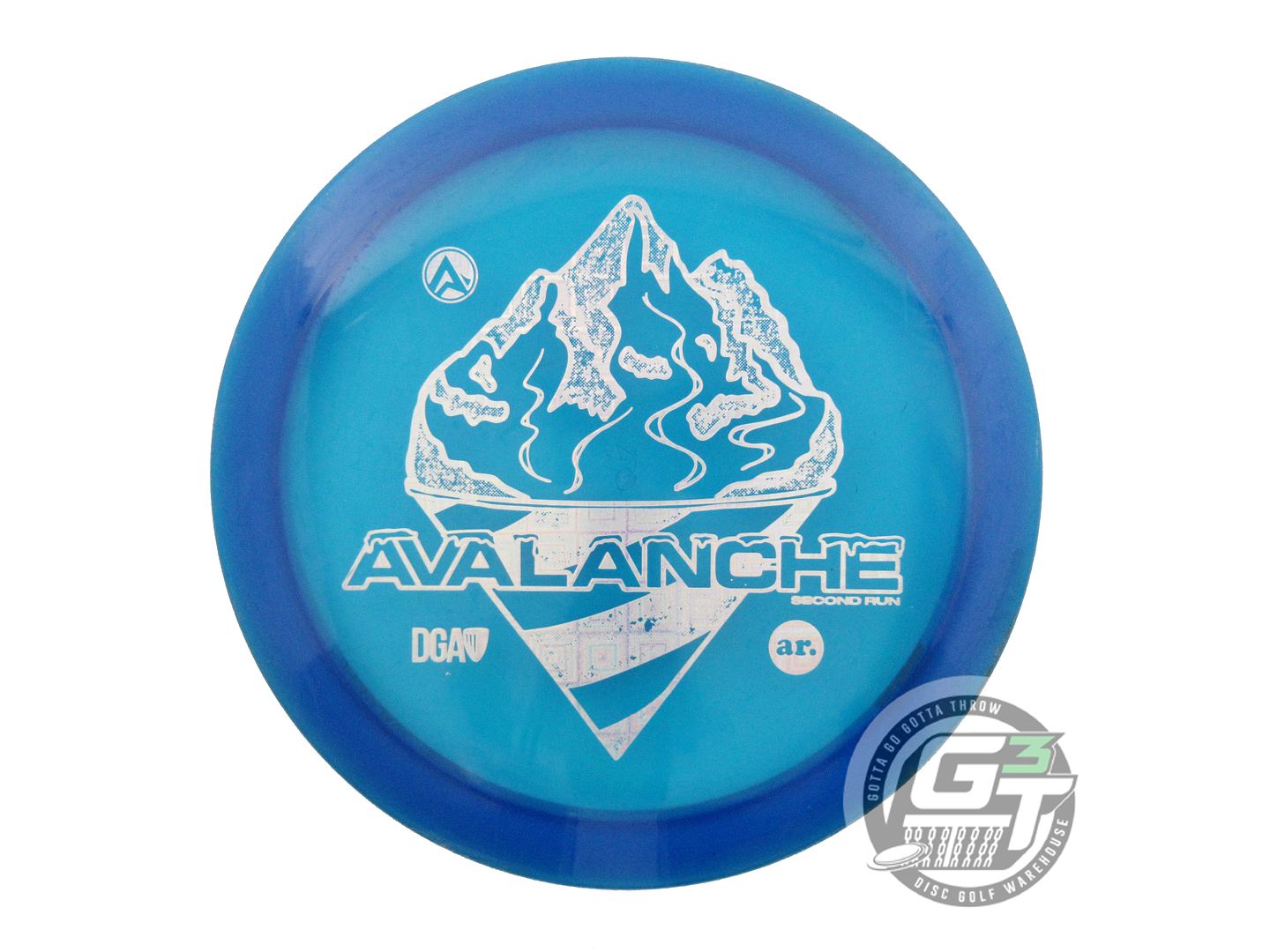 USED DGA [LE] Ice Avalanche 172g Blue Square Holo Foil Fairway Driver Golf Disc