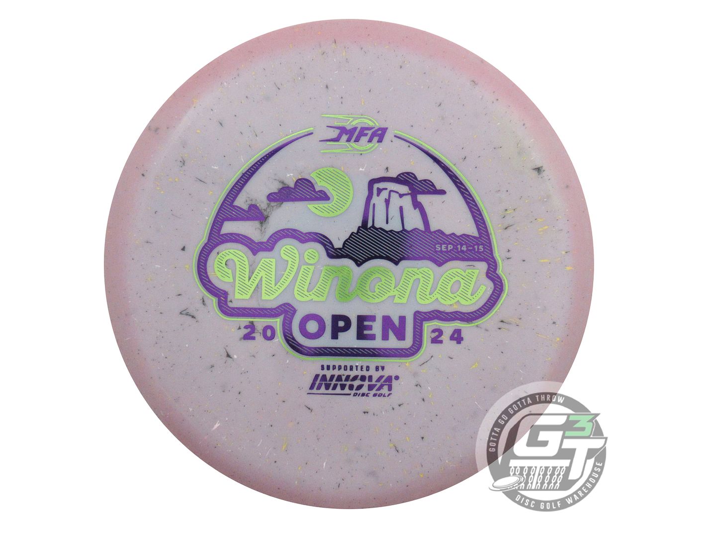 USED Innova [WINONA OPEN] Splatter Star Wombat3 181g Pink-Lilac Midrange Disc