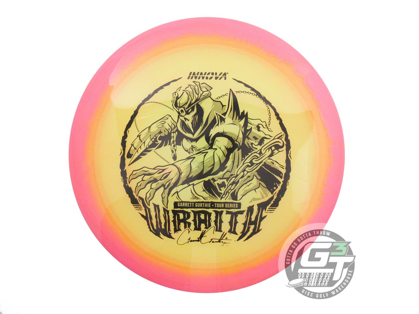 NOS Innova [GURTHIE] Halo Champion Wraith 175g Pink-Yellow Distance Driver Disc