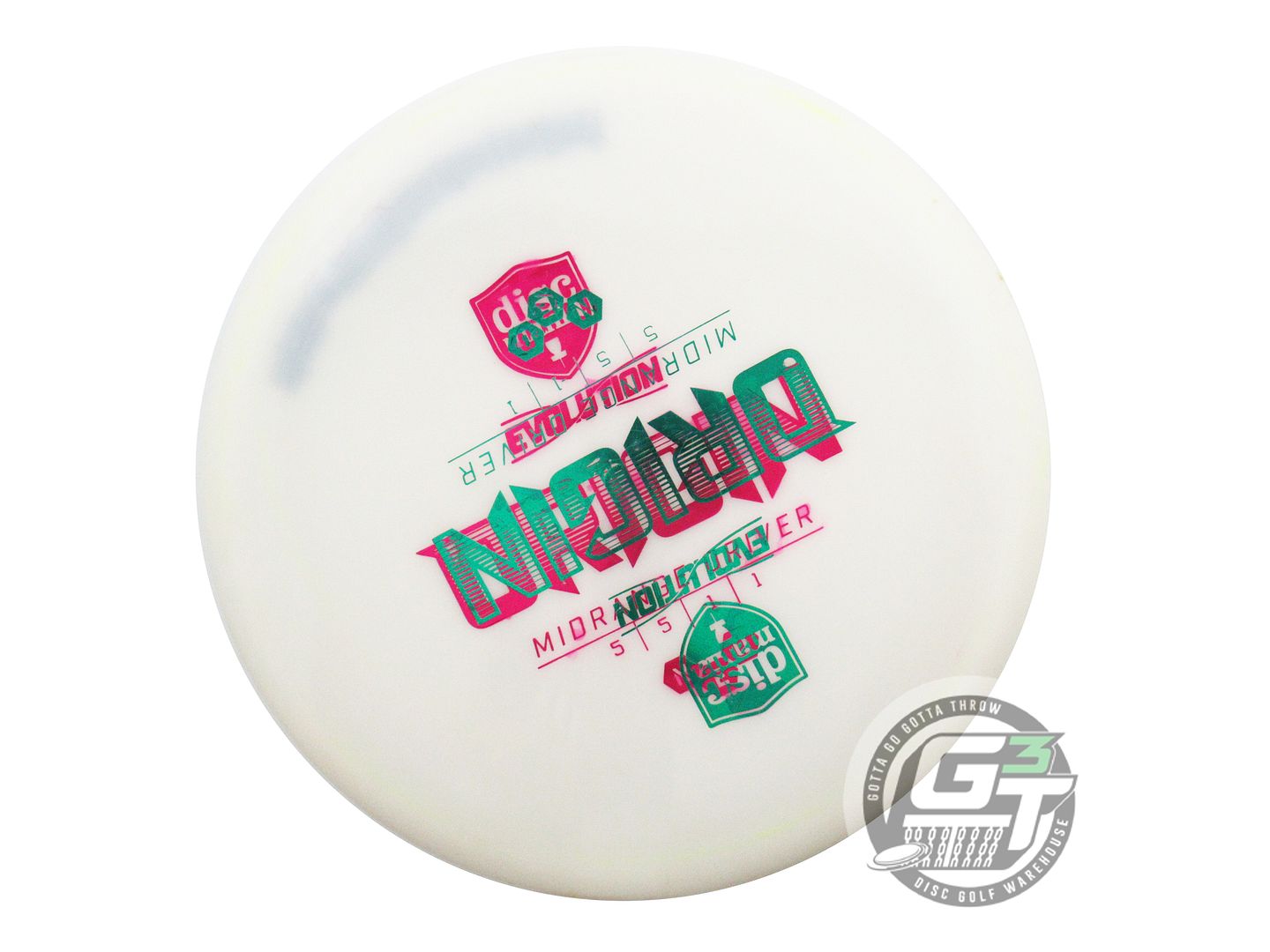 USED DiscMania X-OUT Neo Origin 174g White Midrange Golf Disc