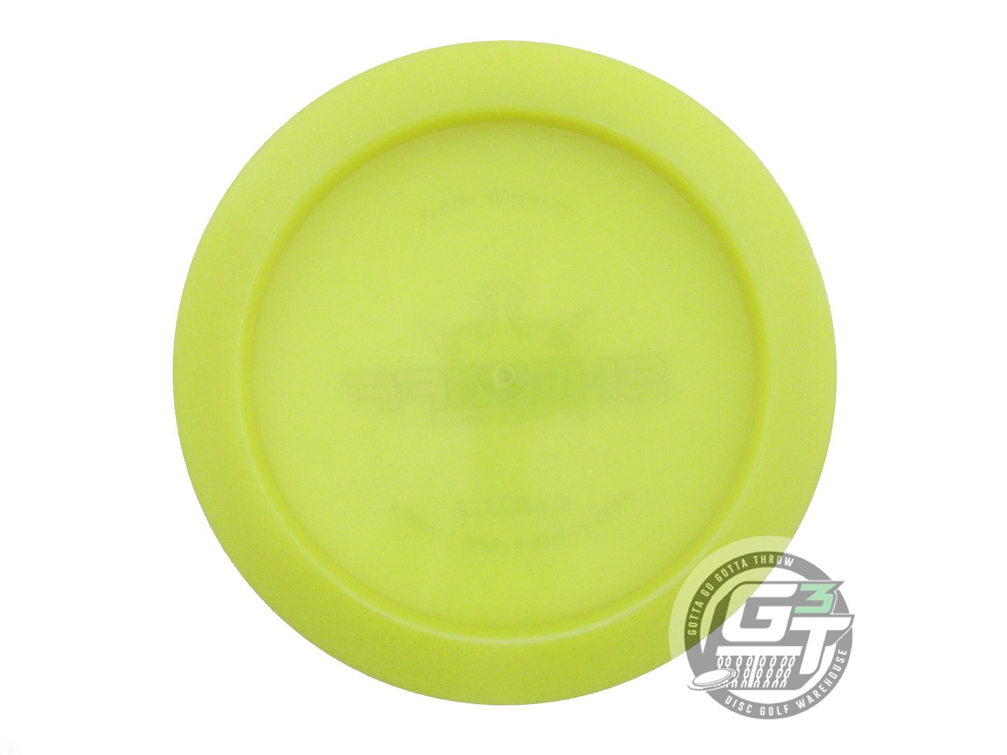 USED Dynamic Discs Lucid Sheriff 173g Yellow Silver Foil Distance Driver Disc
