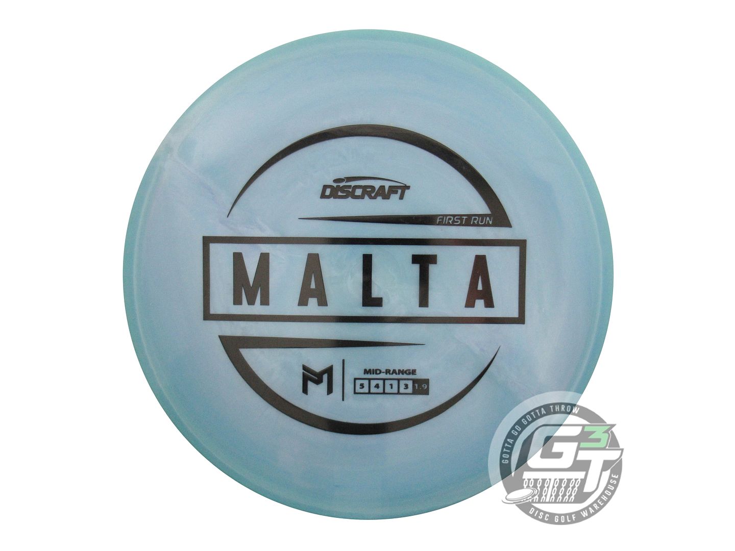 USED Discraft FIRST RUN [McBETH] ESP Malta 175g Lilac-Seafoam Midrange Golf Disc
