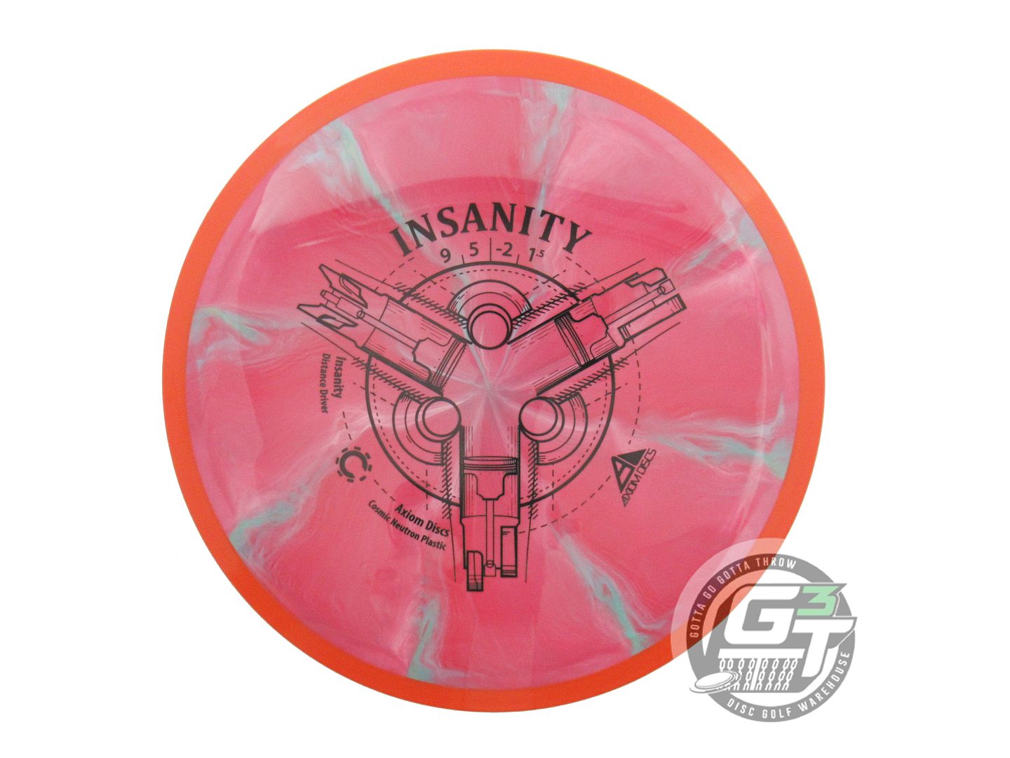 Axiom Cosmic Neutron Insanity Distance Driver Golf Disc (Individually Listed)