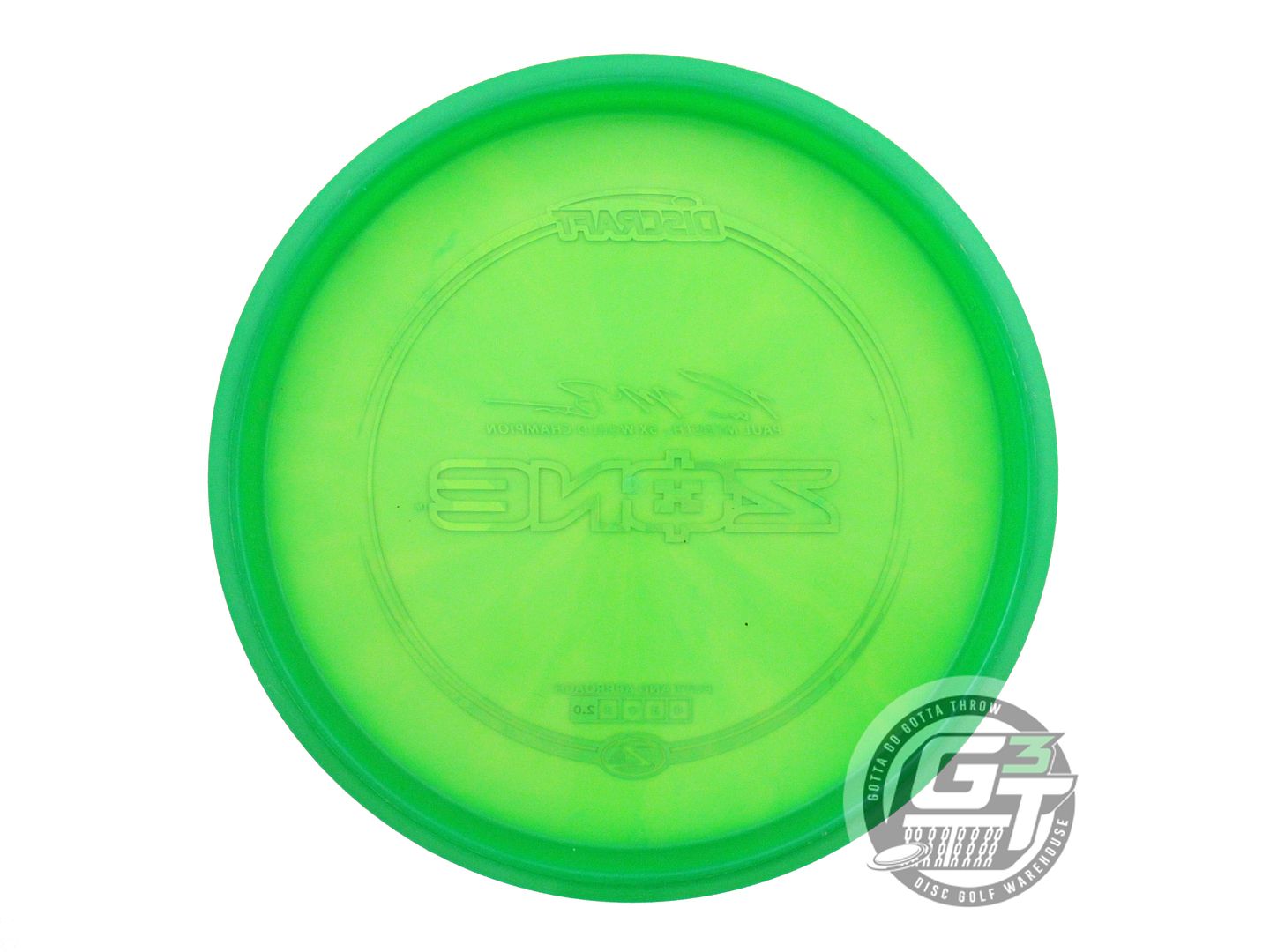 USED Discraft [McBETH] Z Zone 175g Green Camo Foil Putter Golf Disc