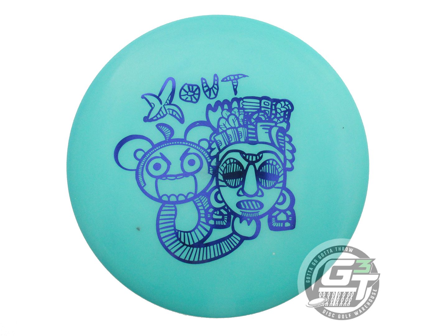 USED Infinite X-OUT Glow C-Blend Anubis 180g Seafoam Blue Foil Midrange Disc
