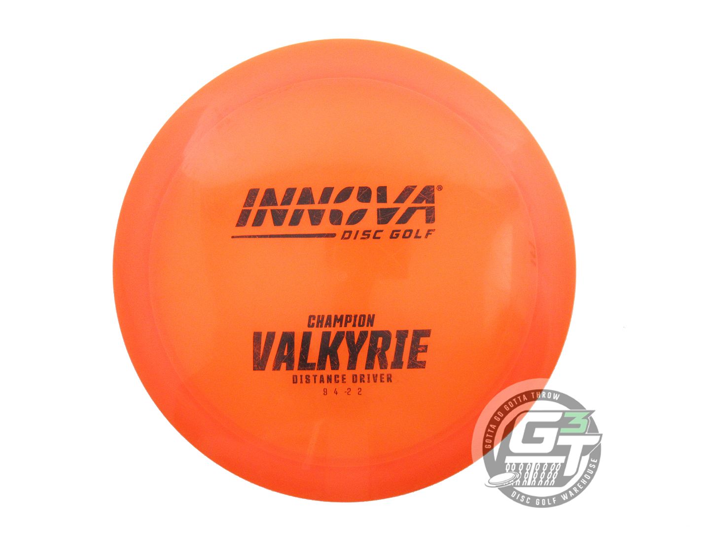 USED Innova Champion Valkyrie 171g Orange Black Stamp Distance Driver Golf Disc
