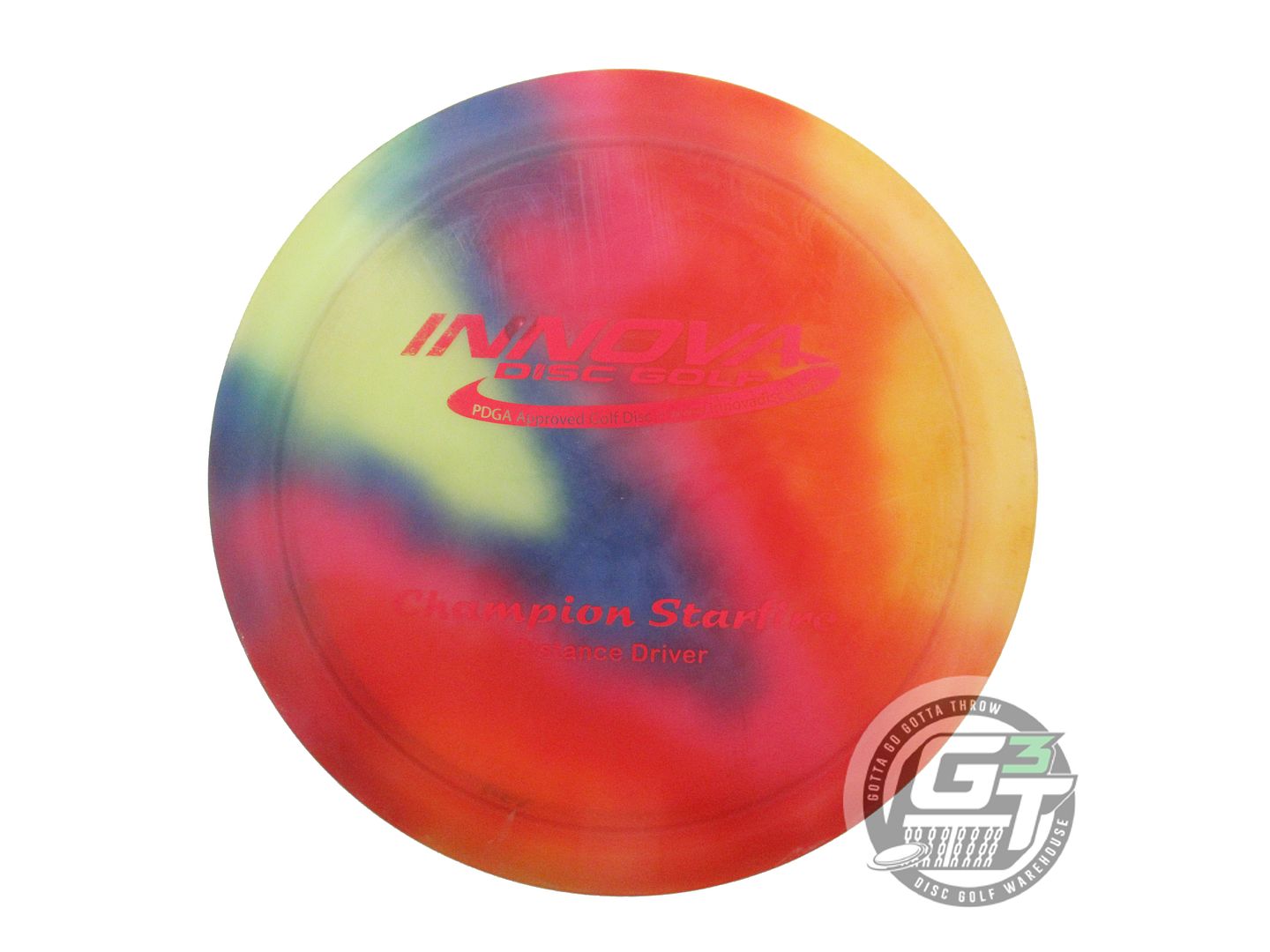 USED Innova I-DYE Champion Starfire 174g Rainbow PFN Distance Driver Golf Disc
