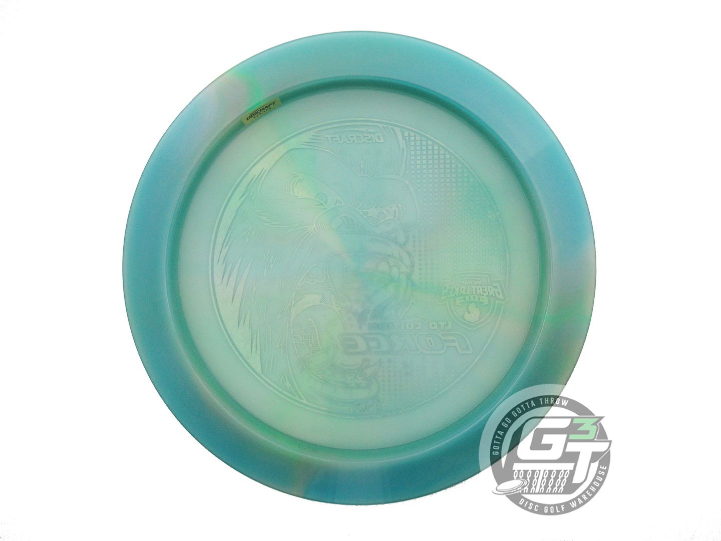 NOS Discraft [GREAT LAKES] Z Swirl Force 176g Teal-Green Distance Driver Disc