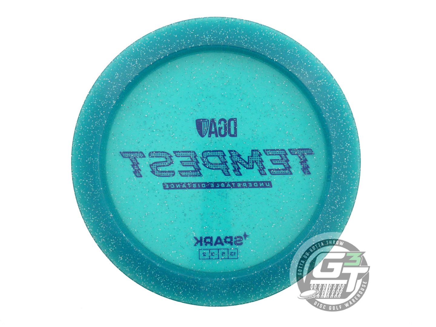 USED DGA Spark Tempest 175g Teal Purple Stamp Distance Driver Golf Disc