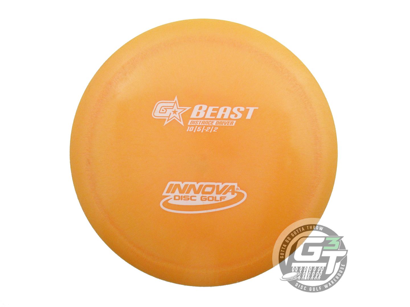 USED Innova GStar Beast 175g Marigold White Stamp Distance Driver Golf Disc