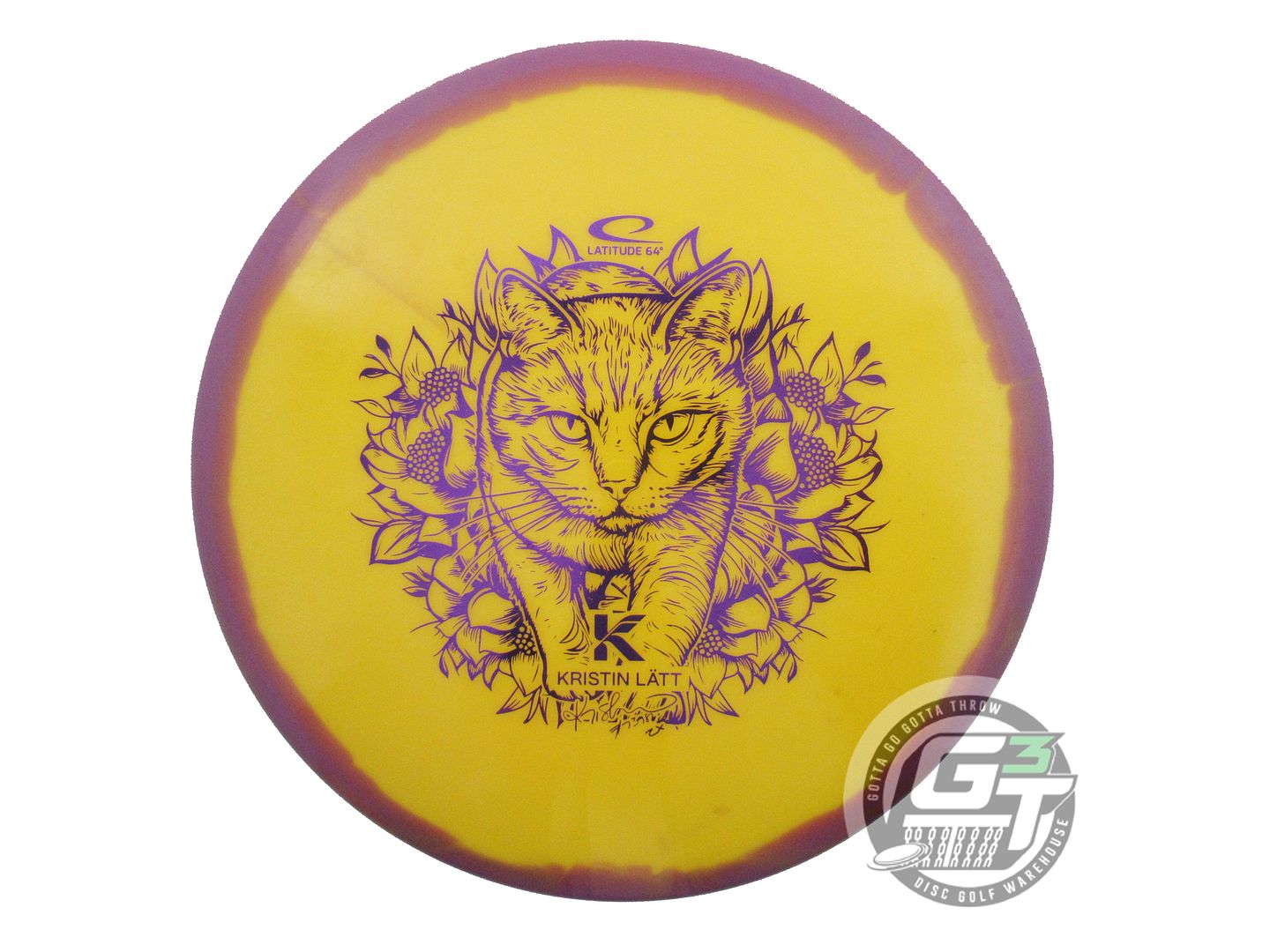 USED Latitude 64 [TATTAR] Gold Orbit Claymore 180g Purple-Marigold Midrange Disc