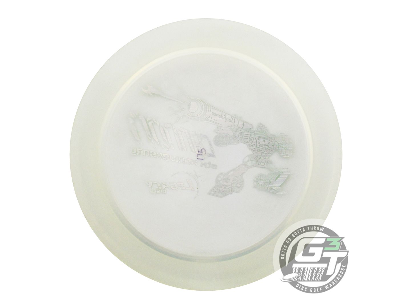 USED Legacy Discs [5 YEAR] Ice Cannon 175g Clear Lime Laser Foil Driver Disc