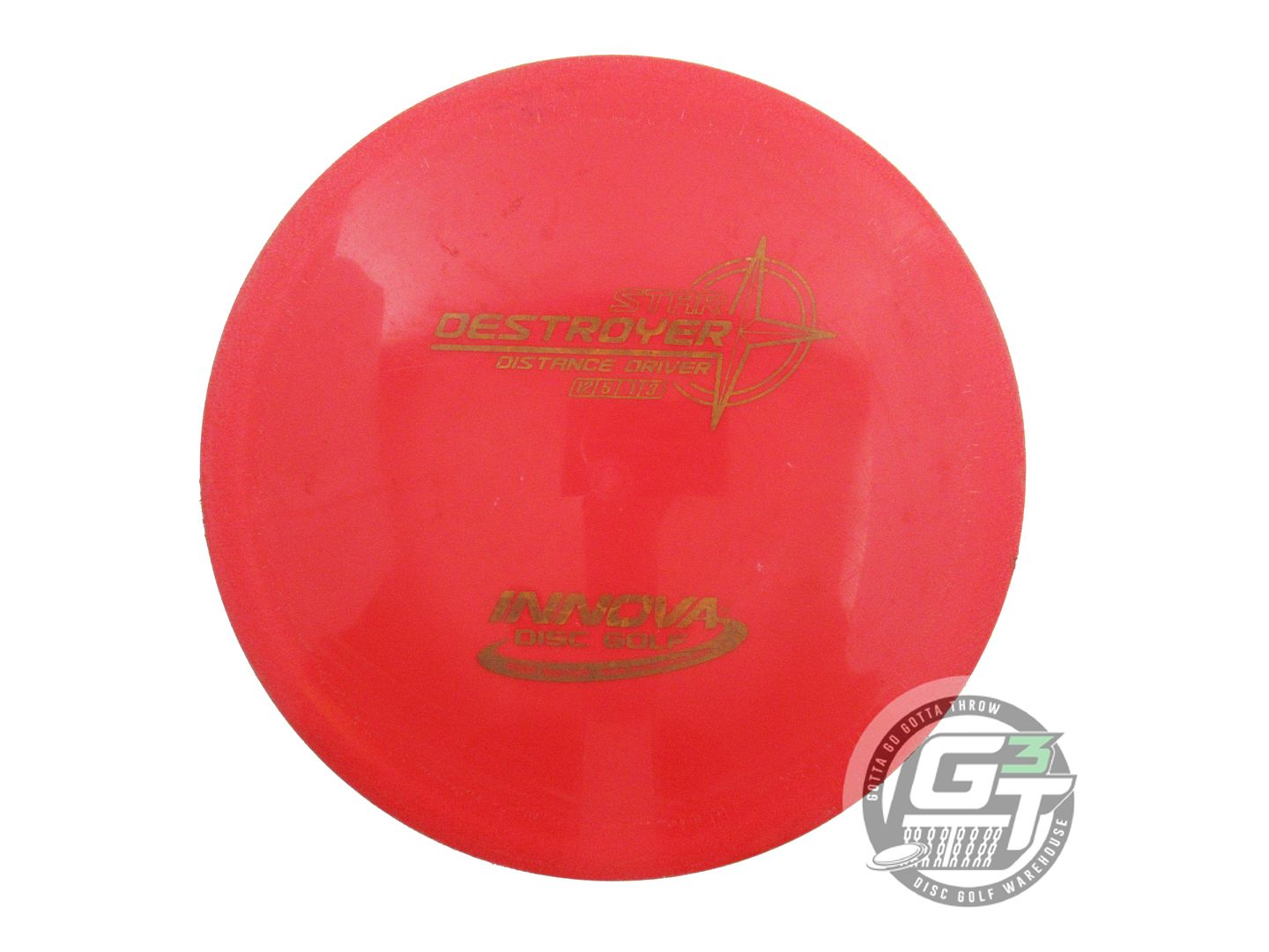 USED Innova Star Destroyer 166g Red Brown Foil Distance Driver Golf Disc