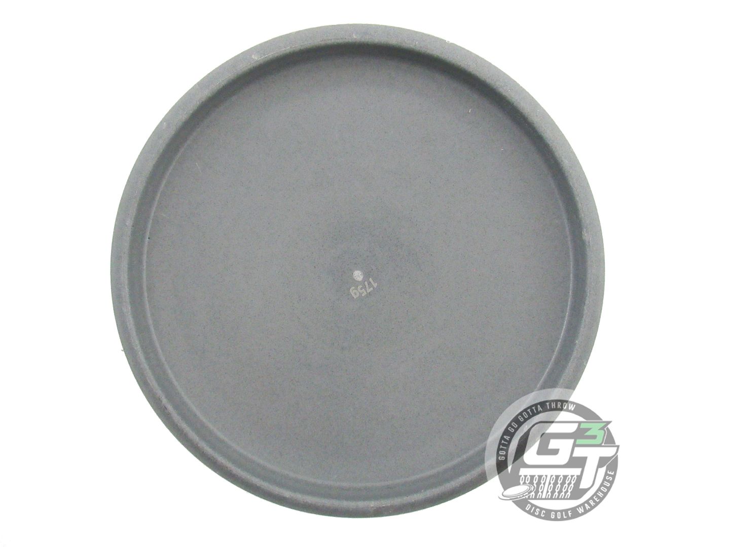 USED Discraft [LEDGESTONE] Glo Rubber Blend Luna 175g Gray Putter Golf Disc
