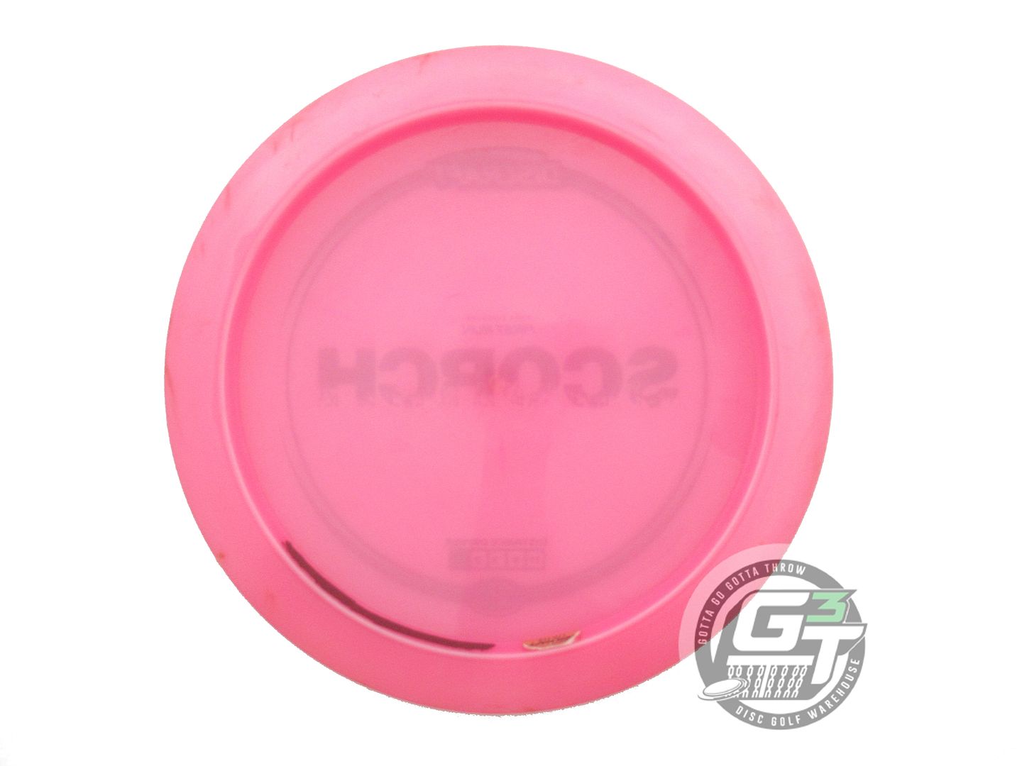 USED Discraft FIRST RUN Z Scorch 173g Pink Green Foil Distance Driver Golf Disc