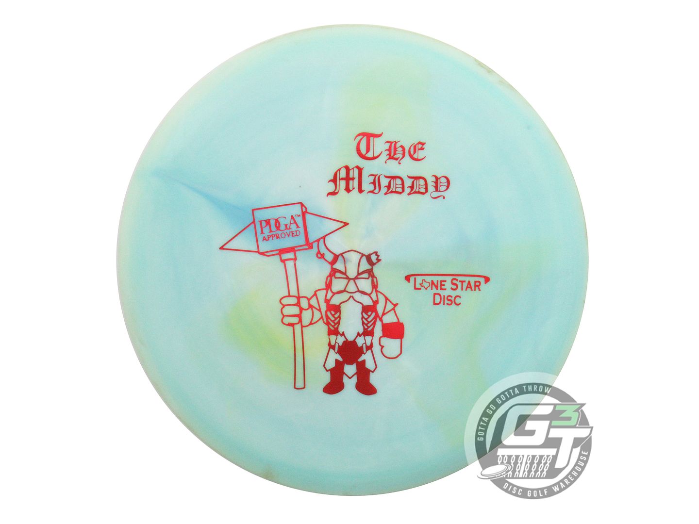 USED Lone Star Bravo Middy 174g Teal Red Foil Midrange Golf Disc