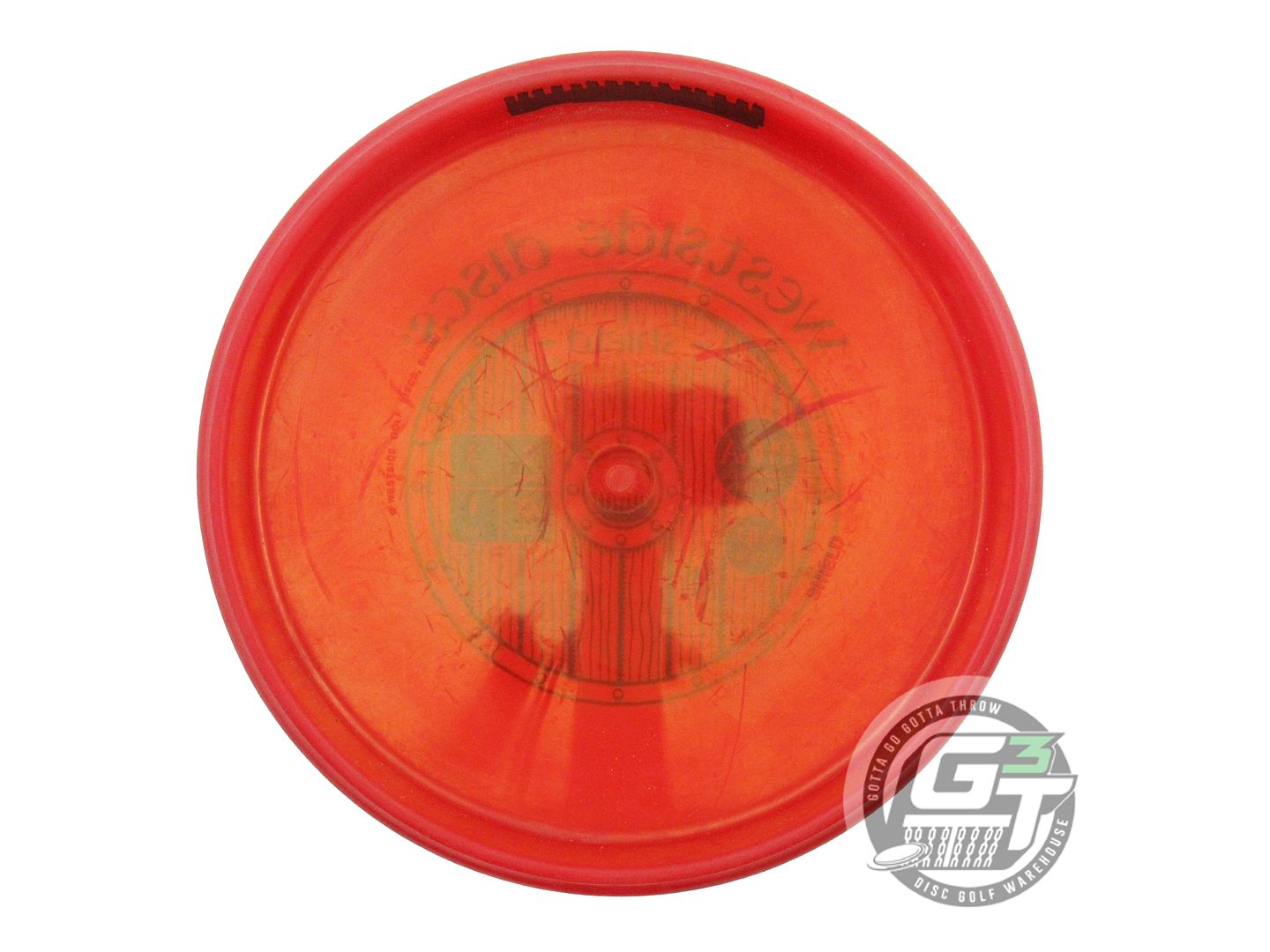 USED Westside Discs VIP Shield 175g Red Black Stamp Putter Golf Disc