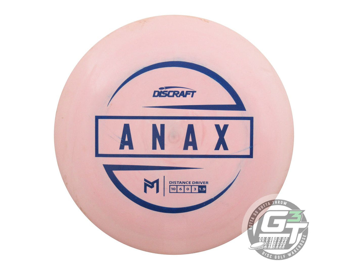 USED Discraft [McBETH] ESP Anax 175g Lt. Pink Blue Stamp Driver Golf Disc