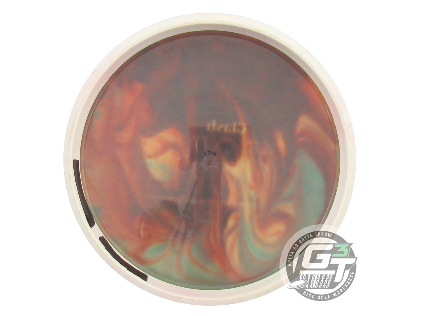 USED Clash Discs Tone Popcorn 174g HOME DYED Putter Golf Disc
