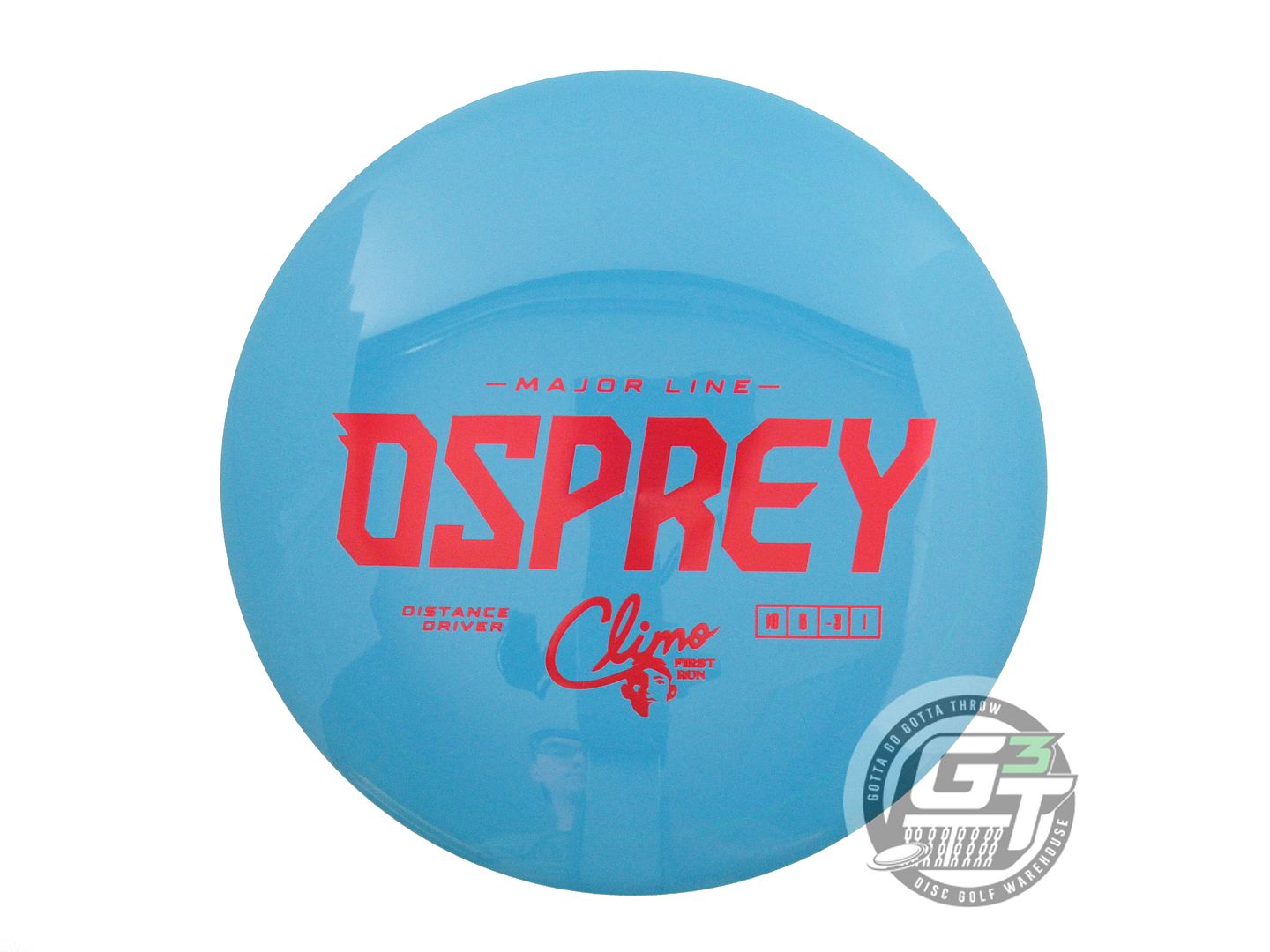 Climo First Run Major Line Osprey Distance Driver Golf Disc (Individually Listed)