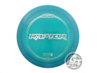USED Discraft Z Raptor 174g Teal Silver Glitter Foil Distance Driver Golf Disc