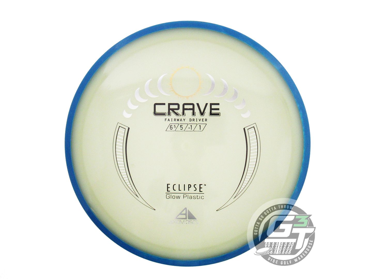 USED Axiom Discs Eclipse Proton Crave 174g Blue Rim Fairway Driver Golf Disc