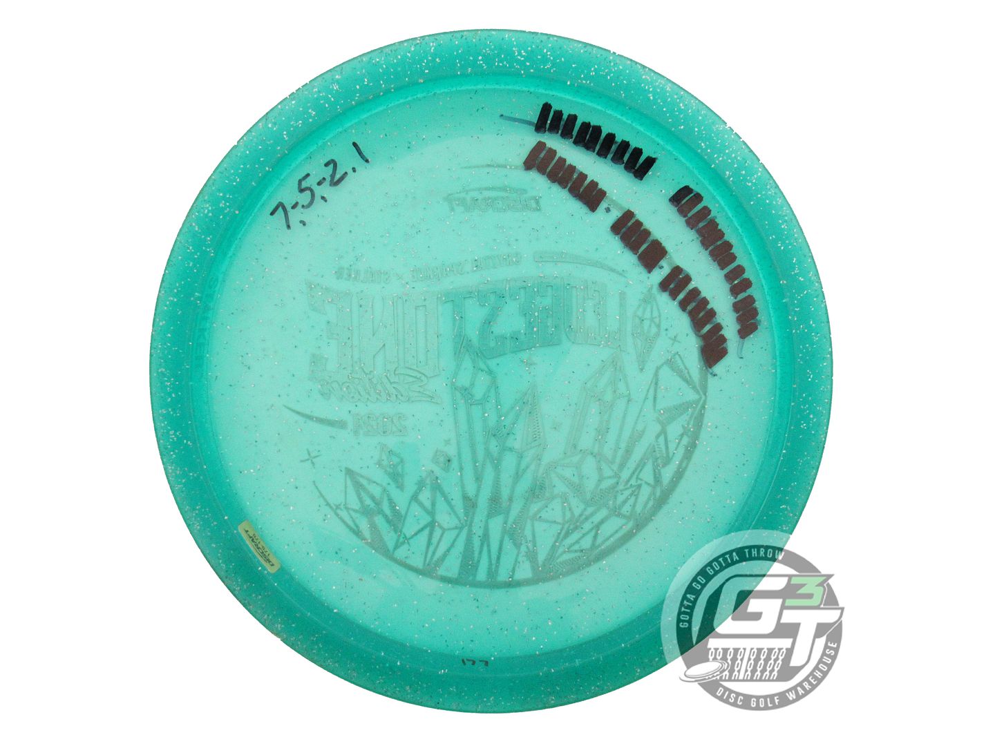 USED Discraft [LEDGESTONE] CryZtal Sparkle Stalker 177g Teal Driver Disc