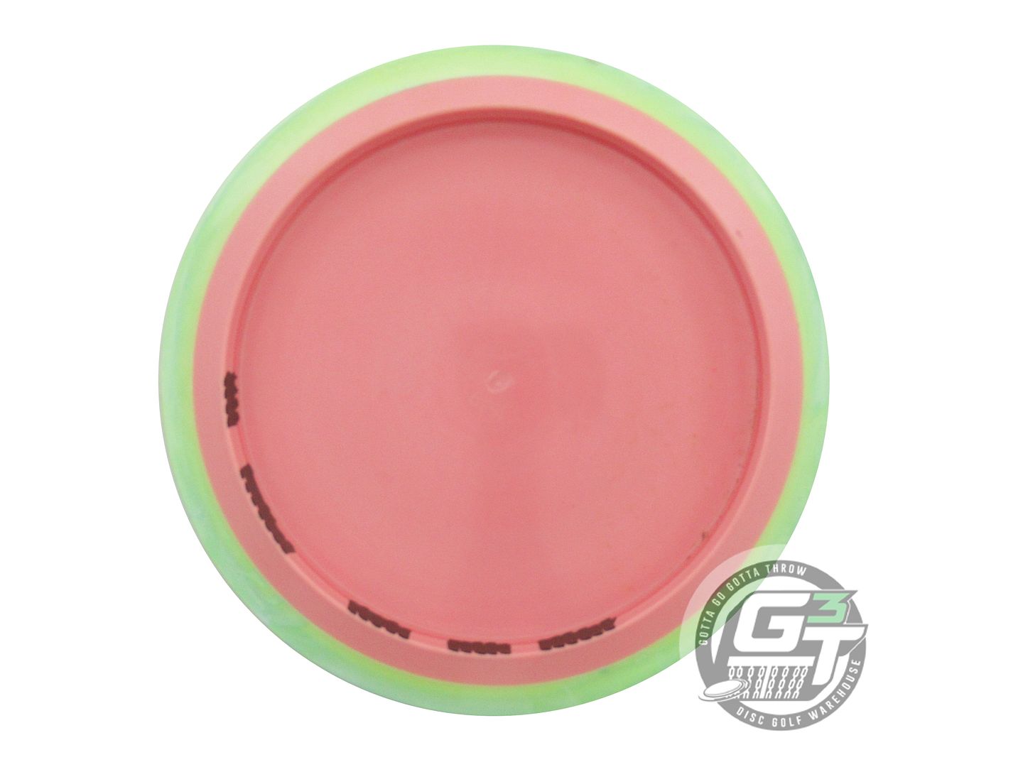 USED Axiom Discs [LIZOTTE] Fission Time Lapse 163g Pink Lime Rim Driver Disc