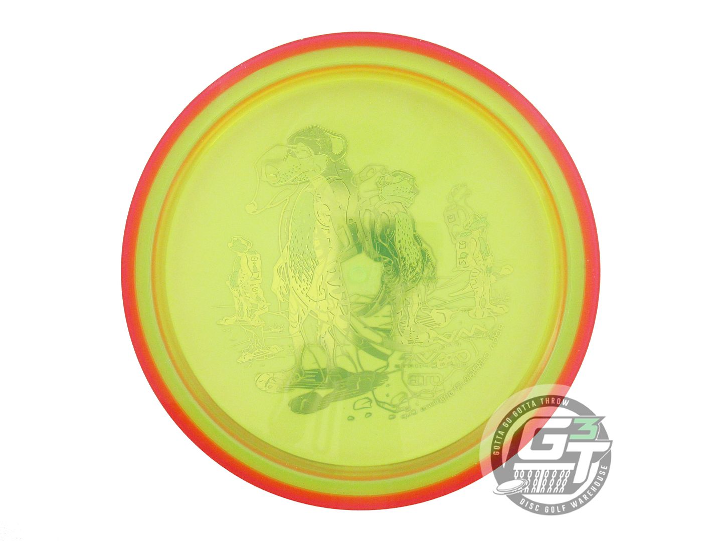 USED Axiom Discs [OTB] Prism Proton Crave 158g Yellow Pink Rim Driver Disc