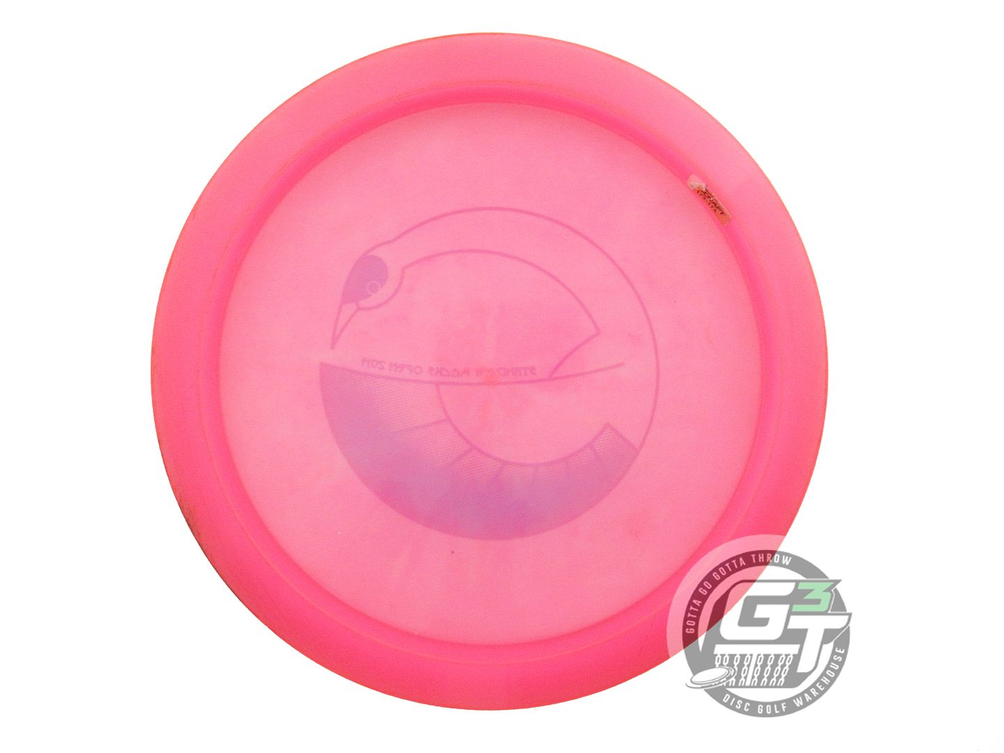 USED Discraft Z Avenger SS 173g Pink Sky Blue Stamp Distance Driver Golf Disc