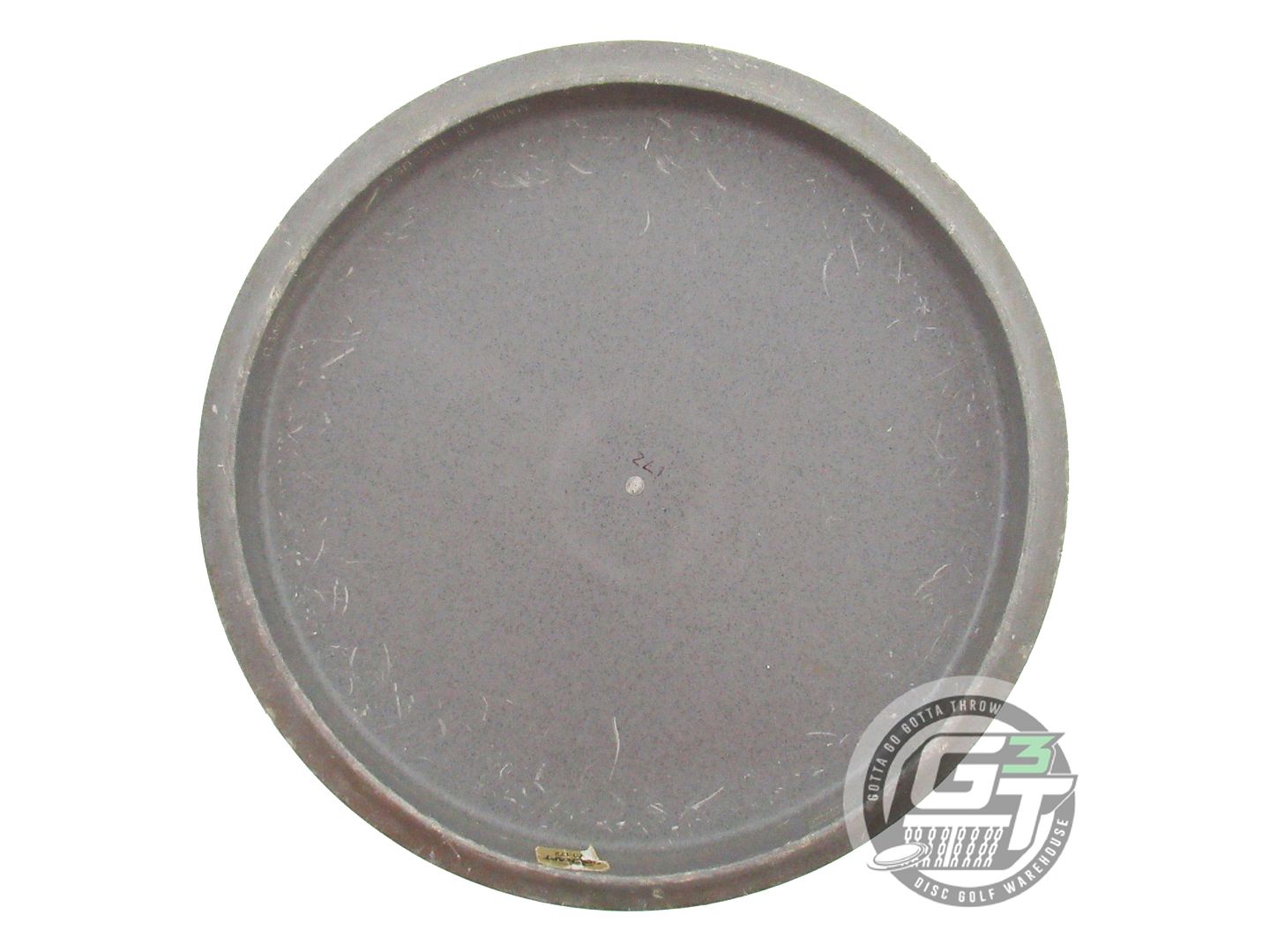 USED Discraft [LEDGESTONE] Rubber Glo Buzzz 172g Gray Midrange Golf Disc