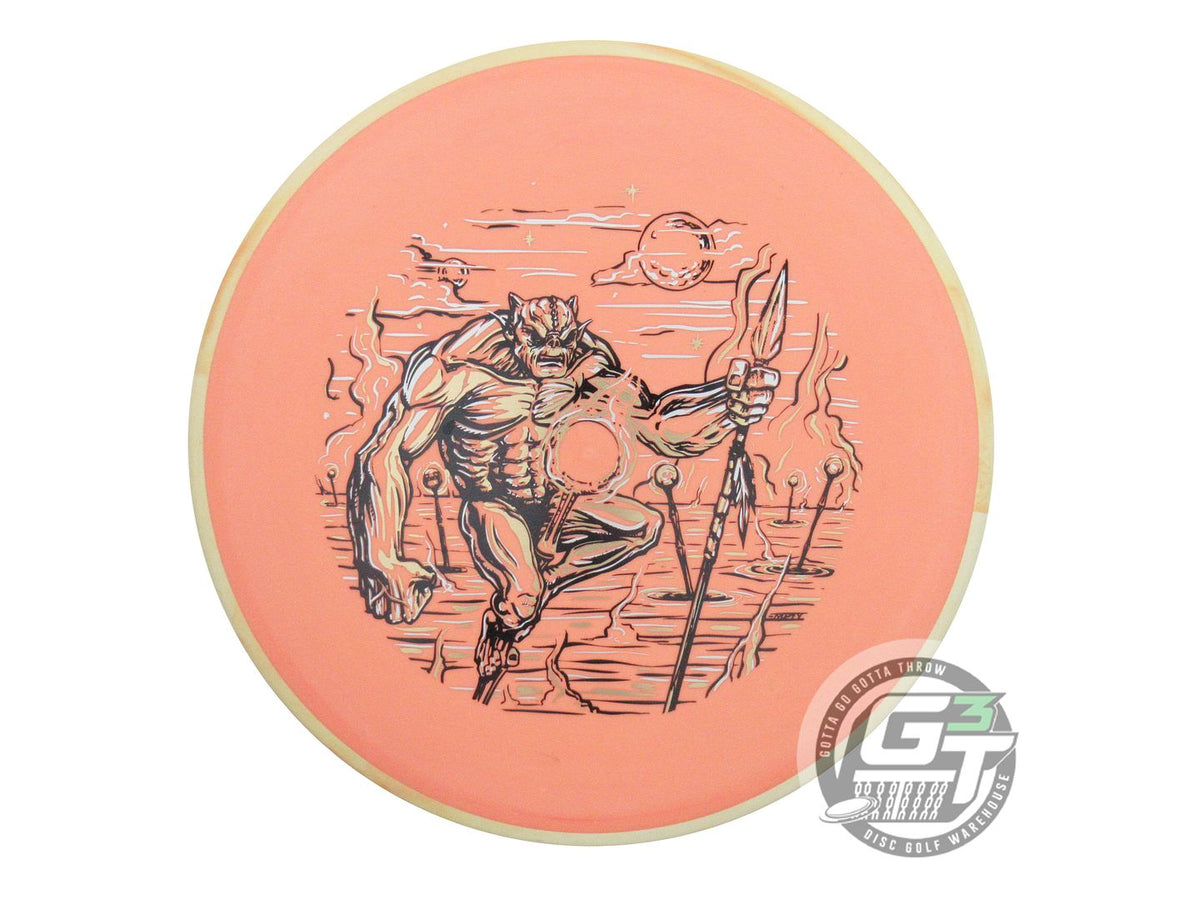 USED Axiom Discs [DFX] Electron Firm Envy 174g Peach Yellow Rim Putter Golf Disc