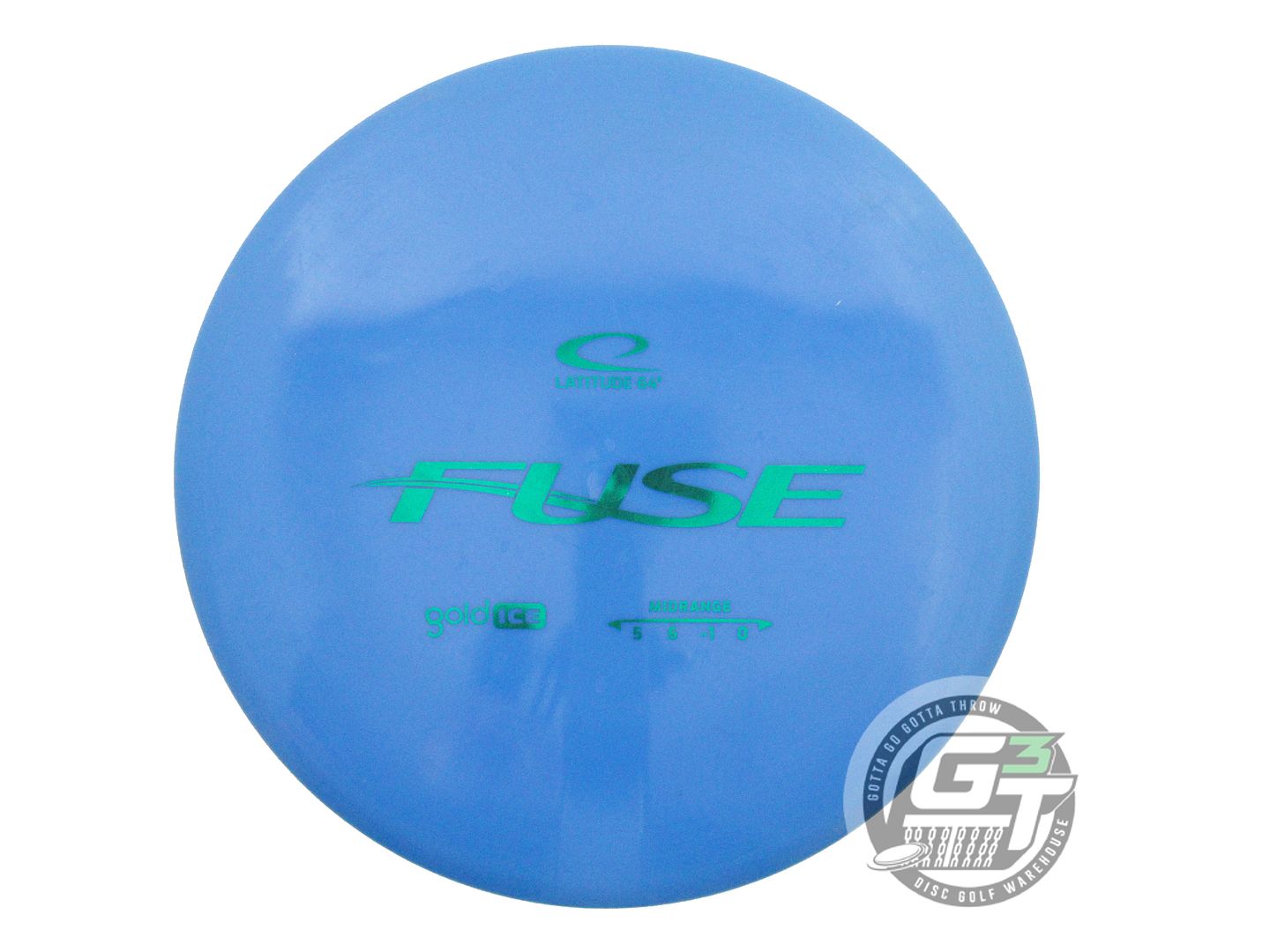 USED Latitude 64 Gold Ice Fuse 178g Blue Green Foil Midrange Golf Disc