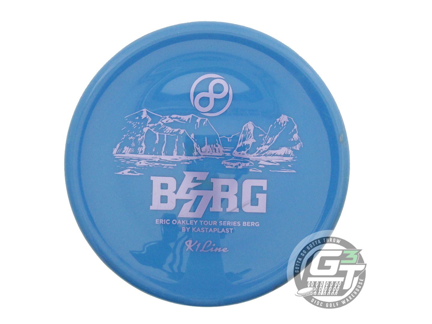 USED Kastaplast [OAKLEY] K1 Berg 176g White Red Stamp Putter Golf Disc