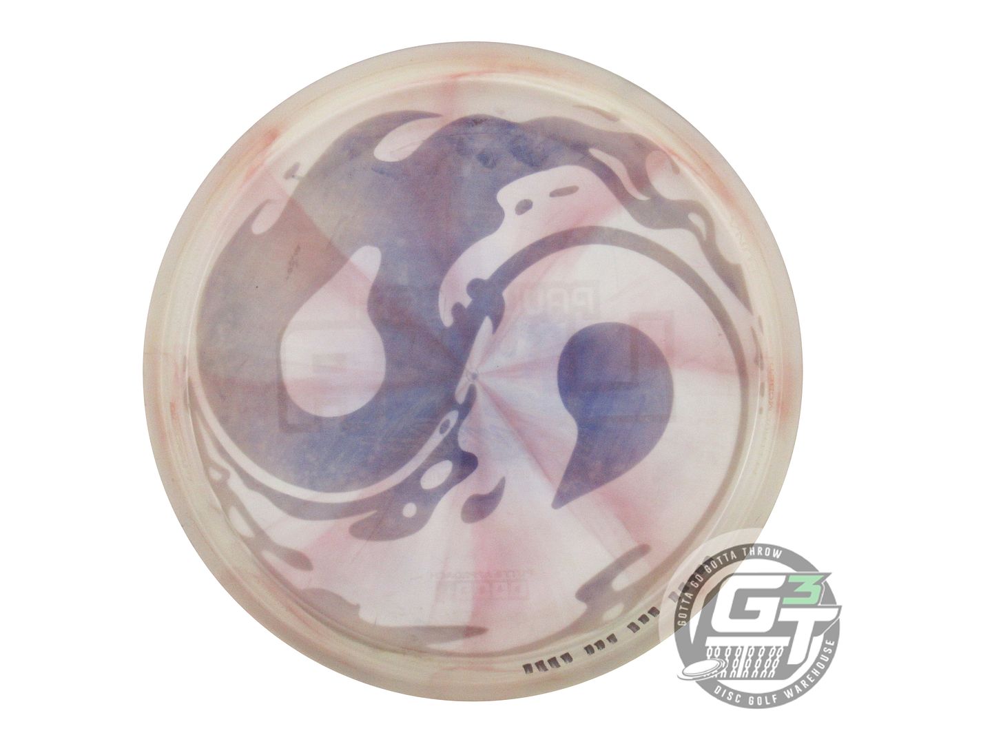 USED Discraft [McBETH] Z Swirl Luna 175g Clear HOME DYED Putter Golf Disc