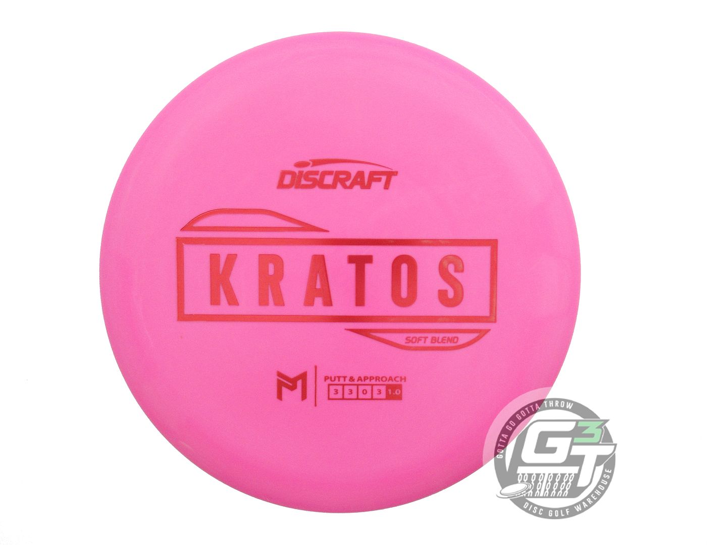Discraft Paul McBeth Signature Putter Line Soft Kratos Putter Golf Disc (Individually Listed)