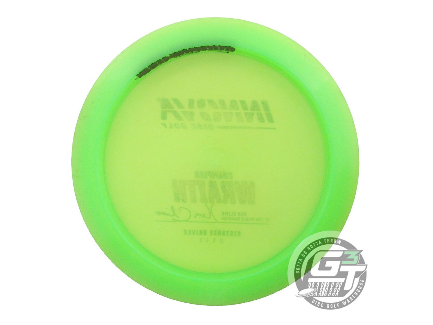 USED Innova Champion Wraith 172g Lime Lime Foil Distance Driver Golf Disc