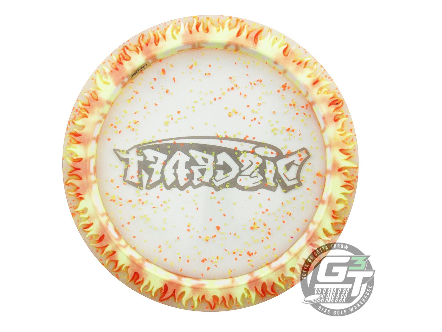NOS Discraft Confetti FuZed Flame Scorch 174g Gold Foil Distance Driver Disc