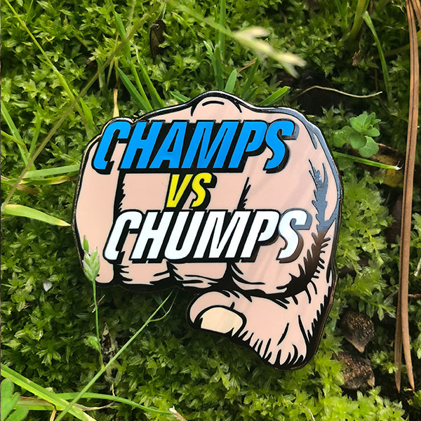 Champs VS Chumps Disc Golf Pin