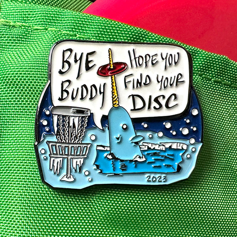 2023 Holiday Disc Golf Pin