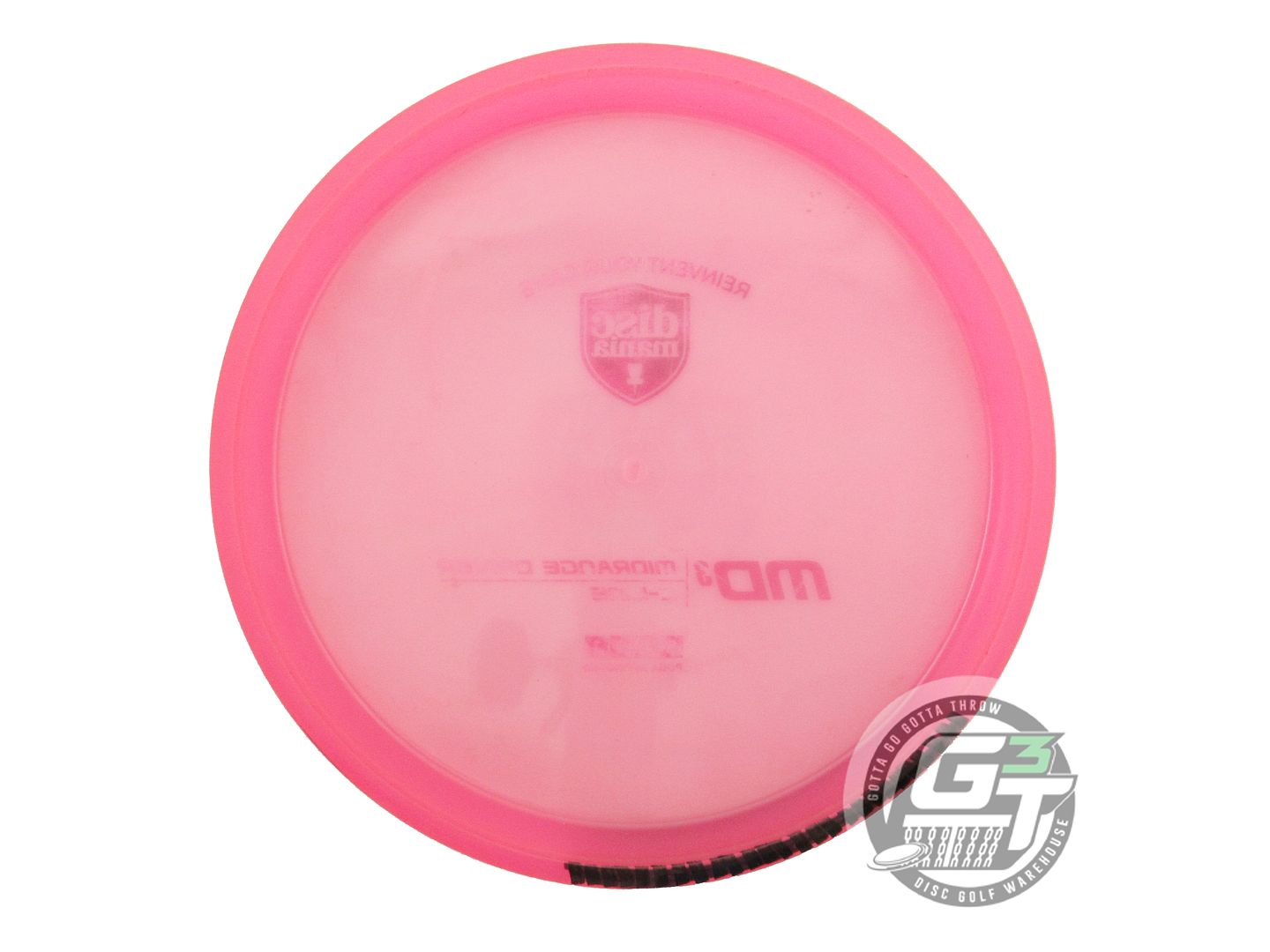 USED DiscMania C-Line MD3 175g Pink Wiped Stamp Midrange Golf Disc