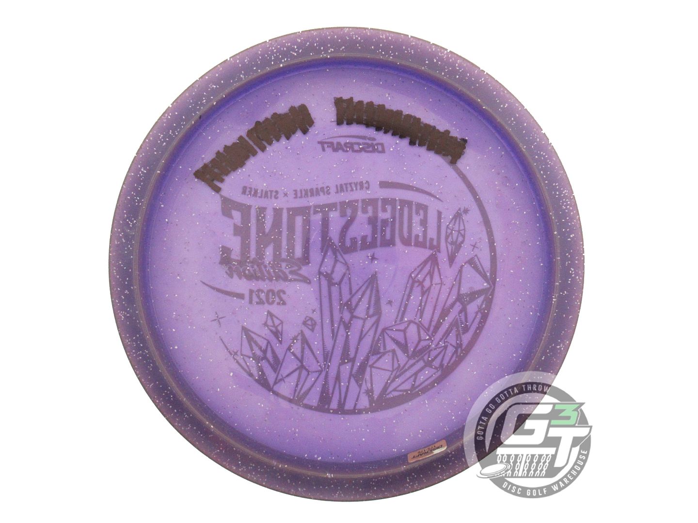 USED Discraft [LEDGESTONE] CryZtal Sparkle Stalker 178g Purple Driver Golf Disc