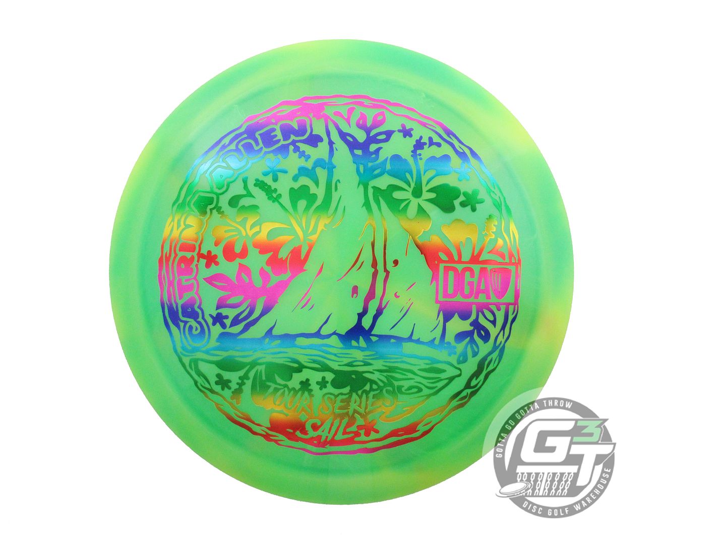 DGA Limited Edition 2023 Tour Series Catrina Allen Swirl Tour Series Sail Distance Driver Golf Disc (Individually Listed)