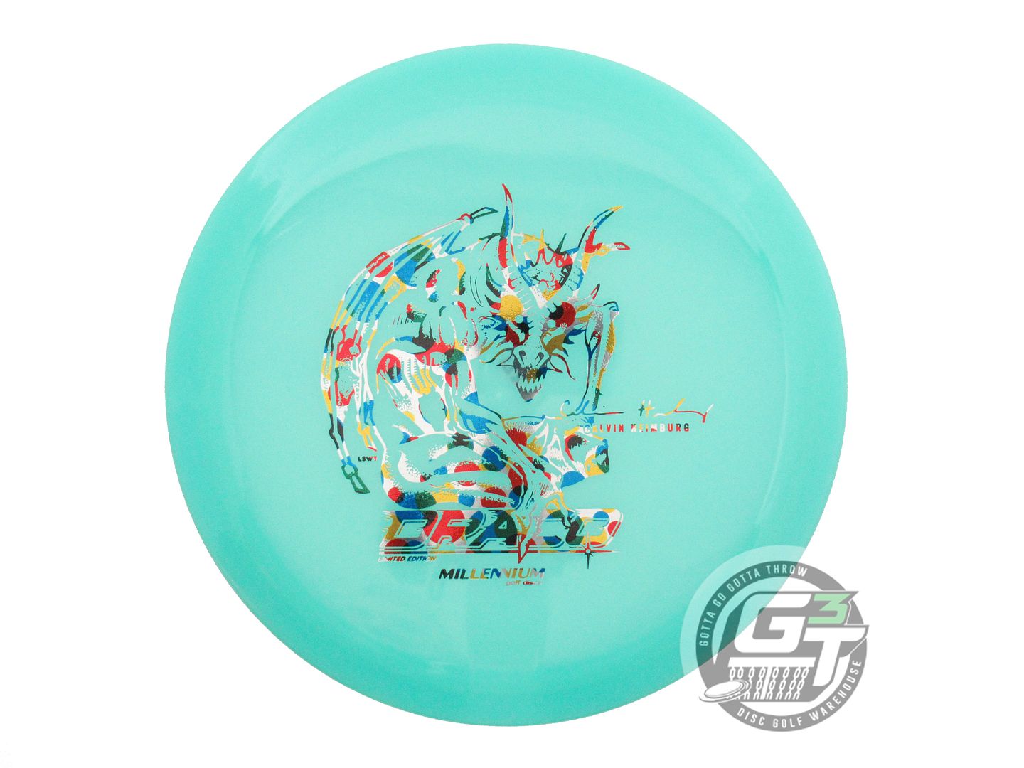 NOS Millennium [HEIMBURG] Glow Quantum Draco 172g Seafoam Distance Driver Disc