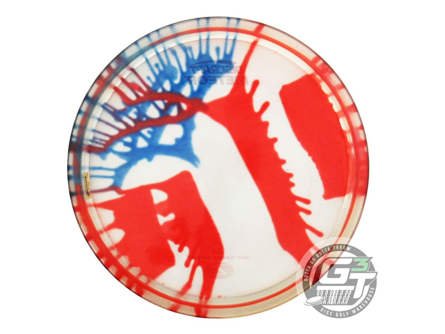USED Discraft FlyDye Z Meteor 179g Flag Midrange Golf Disc