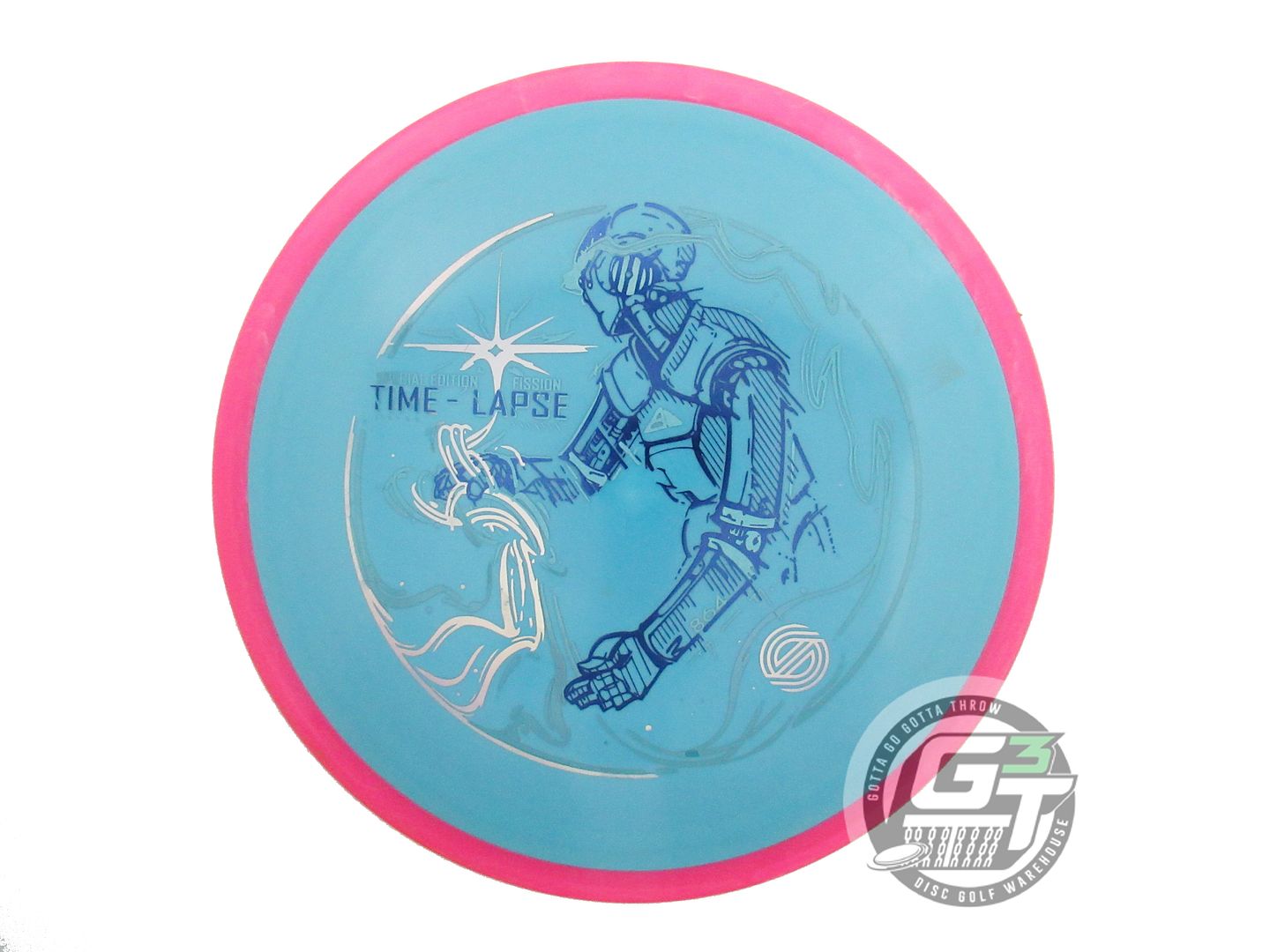 USED Axiom Discs [SE] Fission Time Lapse 157g Teal Pink Rim Driver Disc