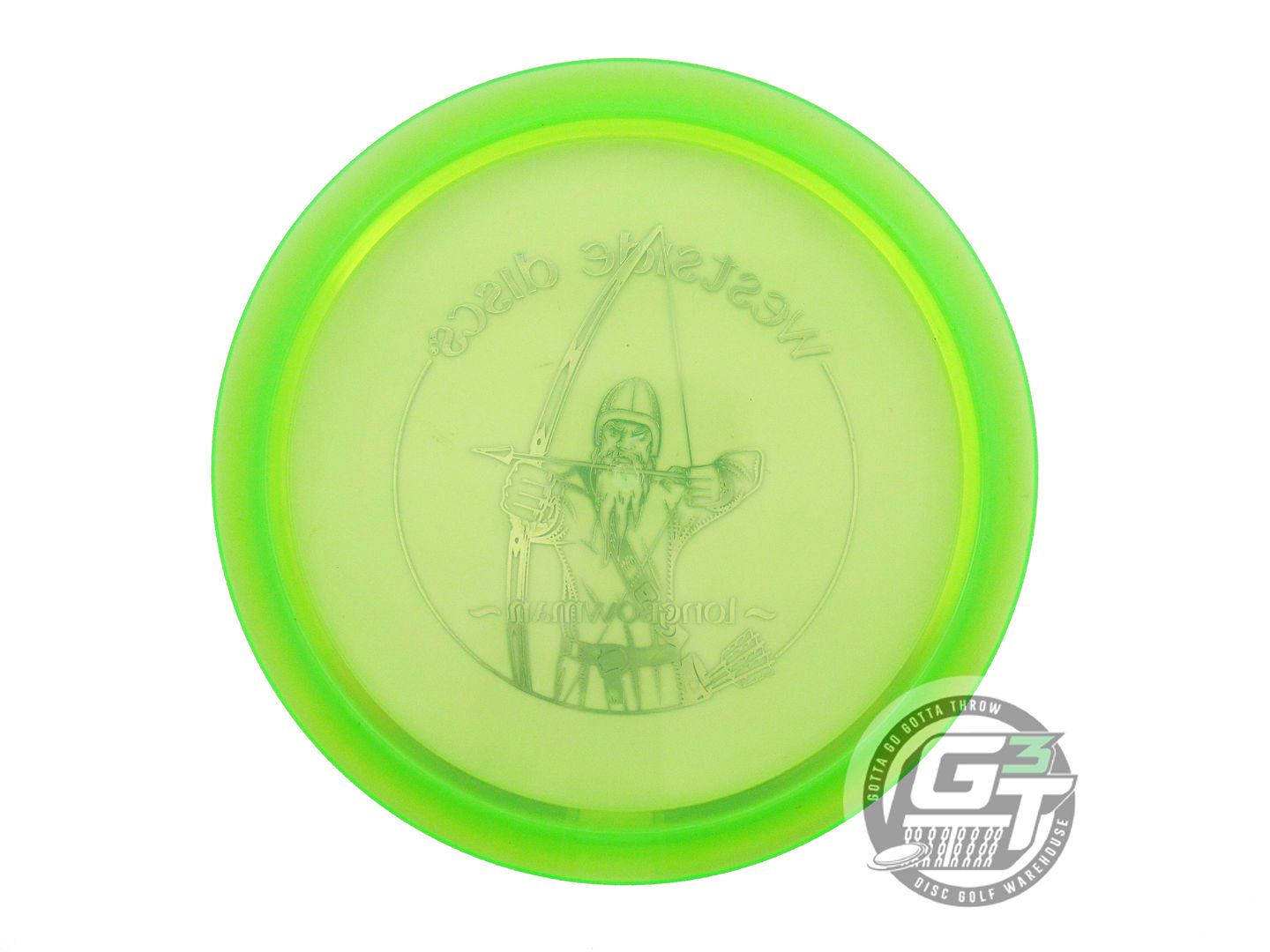NOS Westside Discs VIP Longbowman 176g Lime Blue Foil Fairway Driver Golf Disc